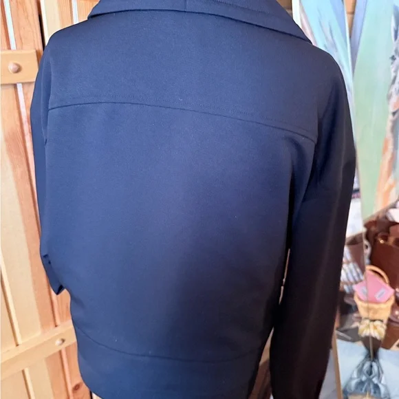 Women black Zip-Up Jacket by Nine West - Picture 3 of 5